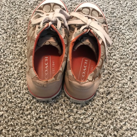 Coach brown canvas sneakers - Picture 2 of 4